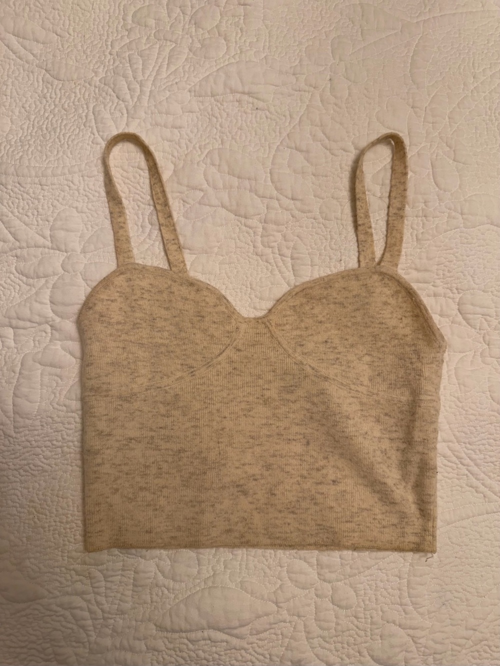 Wilfred Cream Knit Tank Top